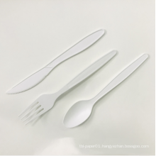 Amazon Top Seller Eco-friendly Biodegradable Corn Starch Spoon Knife Fork